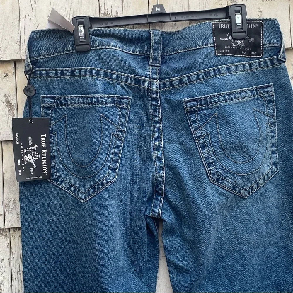 True Religion Geno Relaxed Slim Dark Wash Jeans